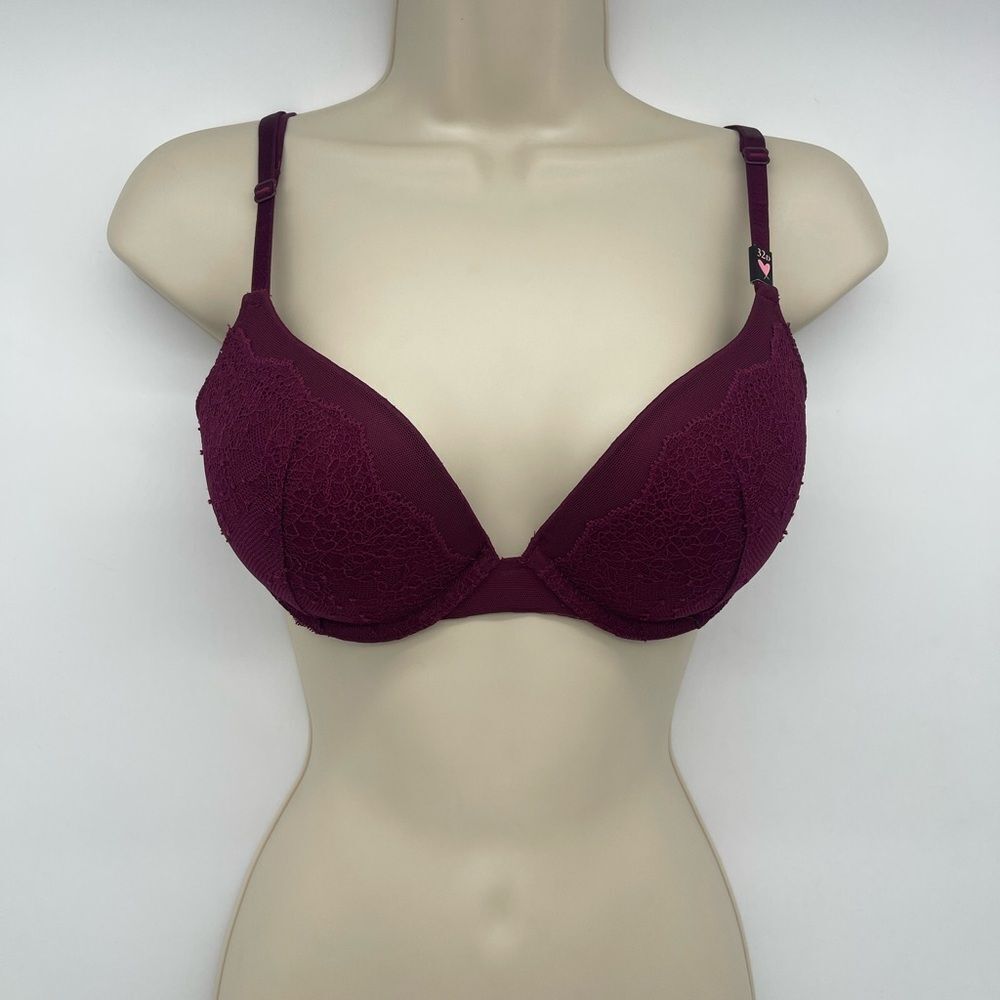 Maroon Victorias Secret Push up Bra